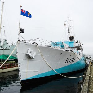 HMCS Sackville moored in Halifax NS